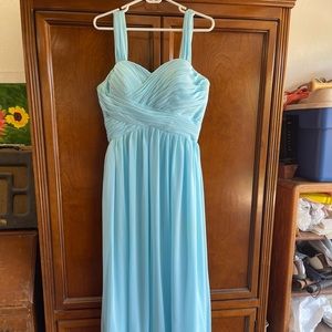 Baby Blue Bridesmaid Dress